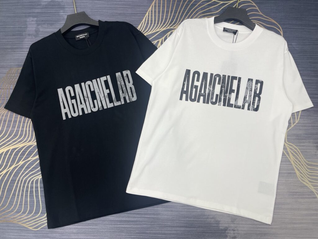 Balenciaga 2025 SS Double-Side Print T-Shirt | 280GSM Heavy Cotton | 1:1 Replica | Unisex Streetwear