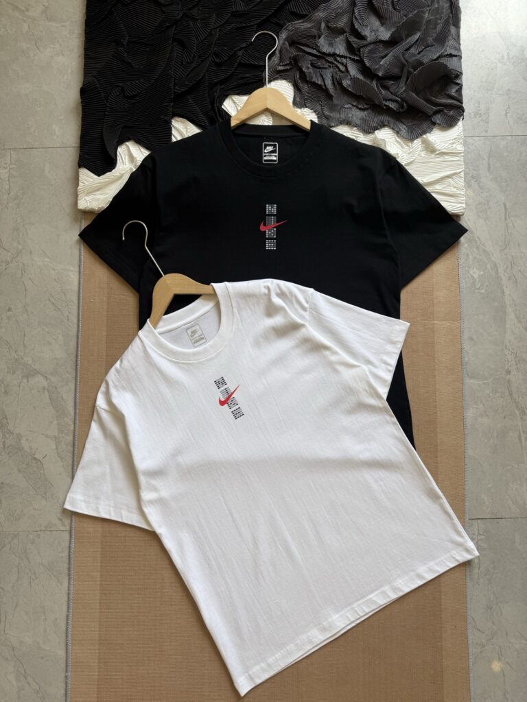 Nike Sportswear Cotton Tee | 260g Premium Fabric | Non-See Through | 3D Tailoring | Business & Casual