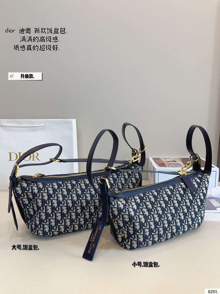 Dior Monogram Lunch Tote (Large 38cm/Small 27cm) - Insulated Food Carrier