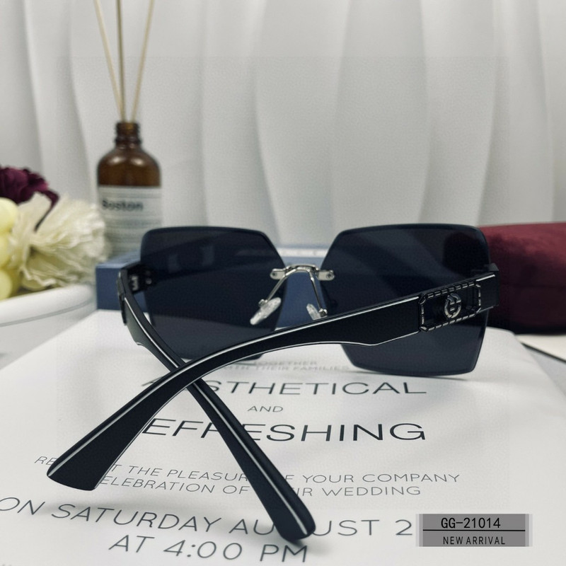 GUCCI 2025 Spring Retro Round Polarized Sunglasses | TR90 Ultra-Light Frame | Model G9749 - Image 7