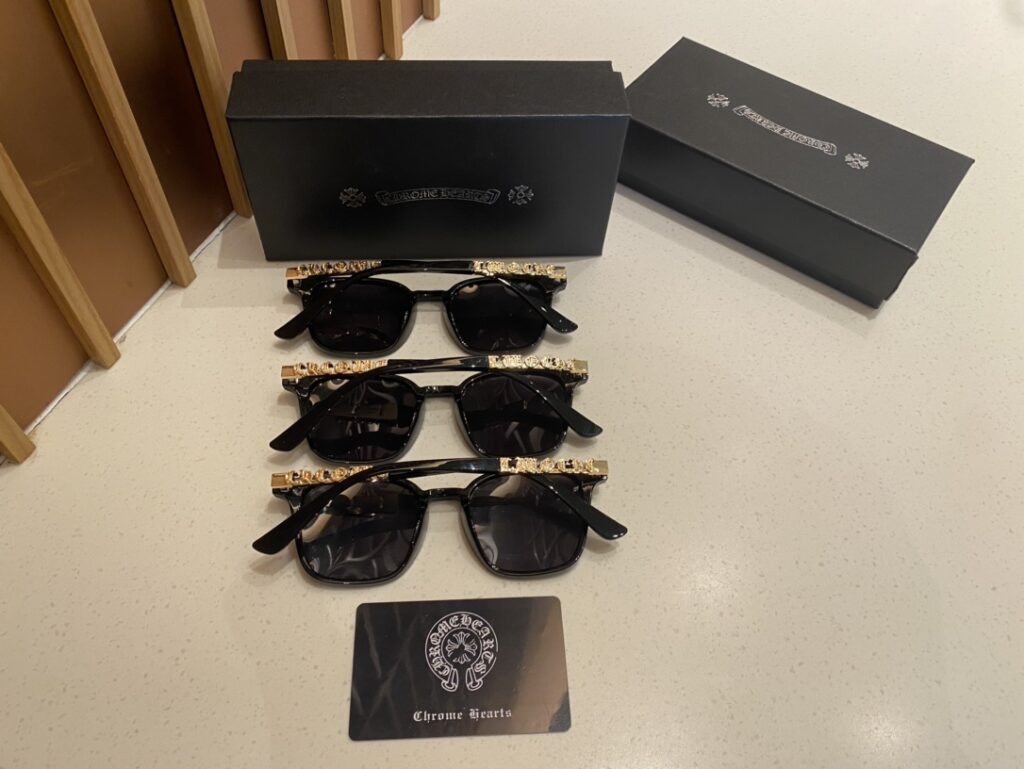 New Chrome Hearts-inspired Floral Side Sunglasses | Universal Face Fit | Polarized UV400 Lenses | Luxury Gift-Ready Packaging