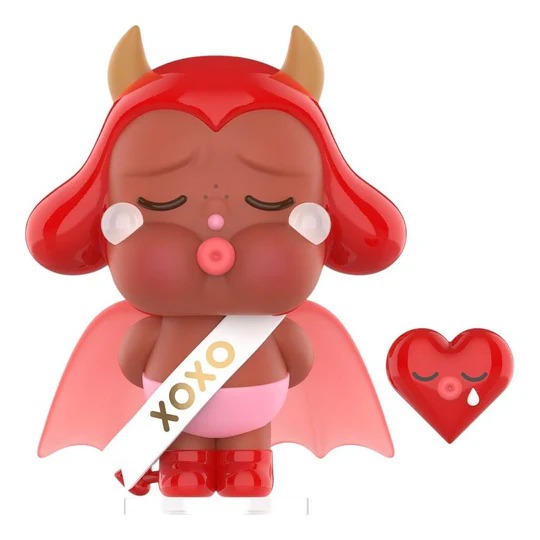 Pop Mart CryBaby Crying For Love Figures 'Kiss Kiss-Devil Vers.'