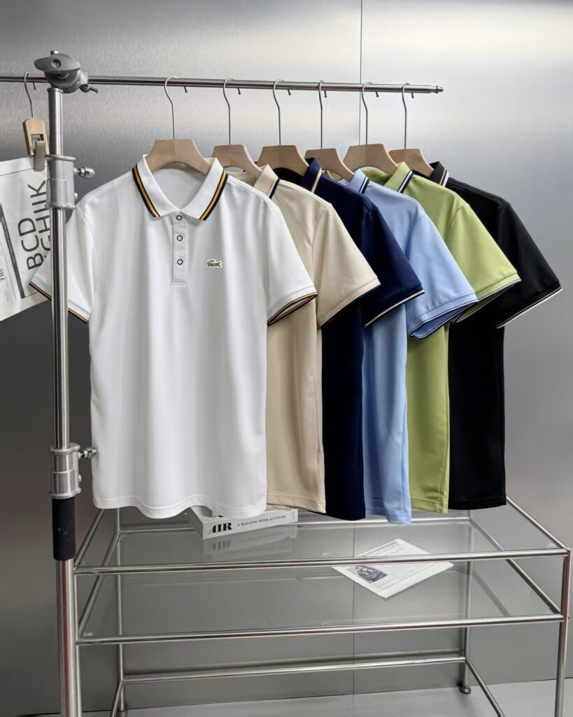 Lacoste Men's Classic Contrast Polo Shirt | 2025 Wang Yibo Same Style