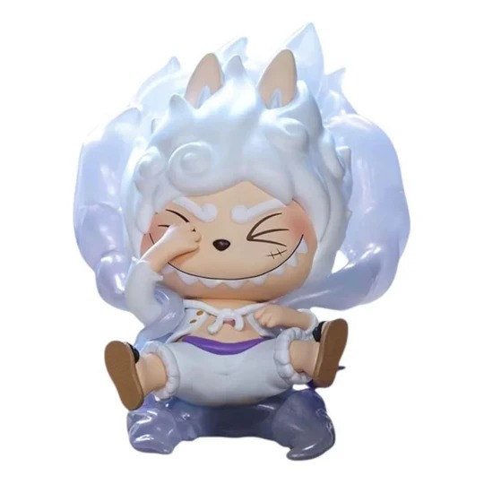 Pop Mart One Piece The Monsters Labubu 'Monkey.D.Luffy Gear 5' Secret Edition