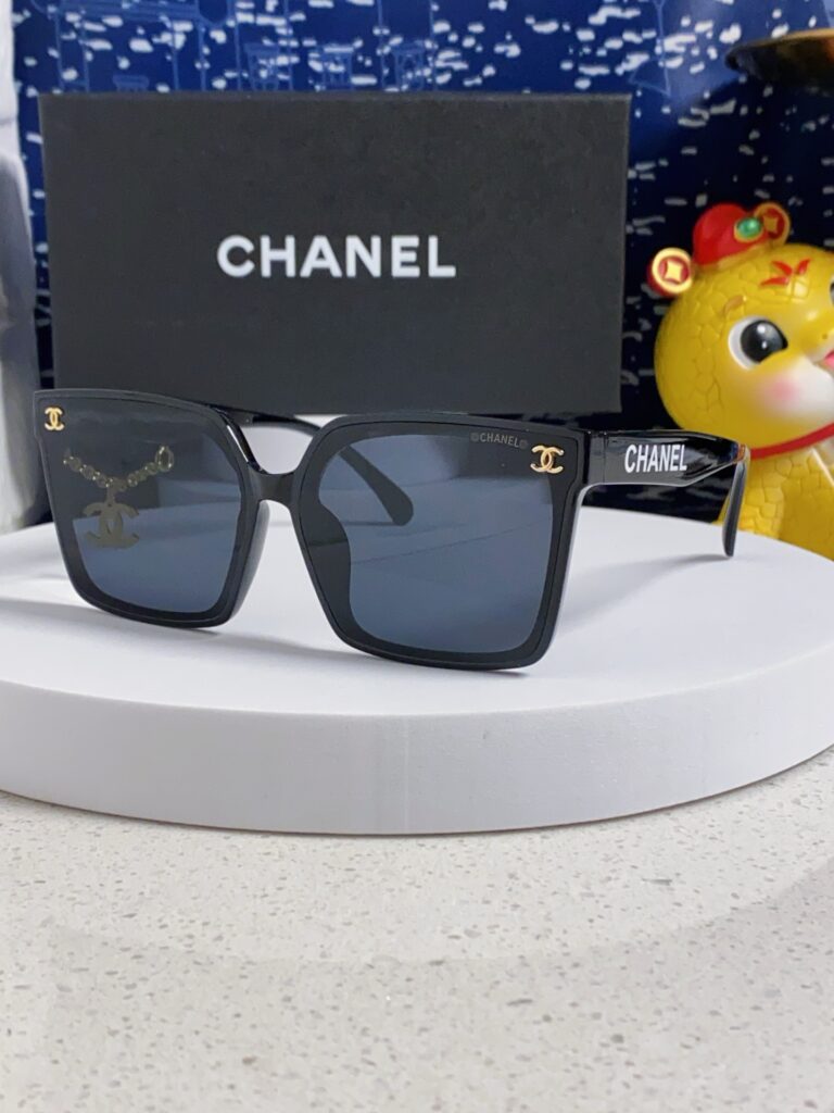 【Chanel】2025 Square-Frame Sunglasses丨Trendy Elegance丨Polarized UV Protection