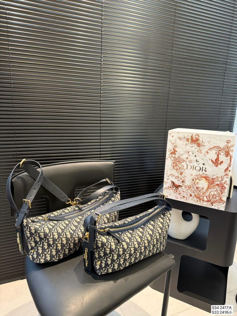 Dior New Hobo Travel Bag (Large 42cm/Small 35cm) - Dual Sizes & Lightweight
