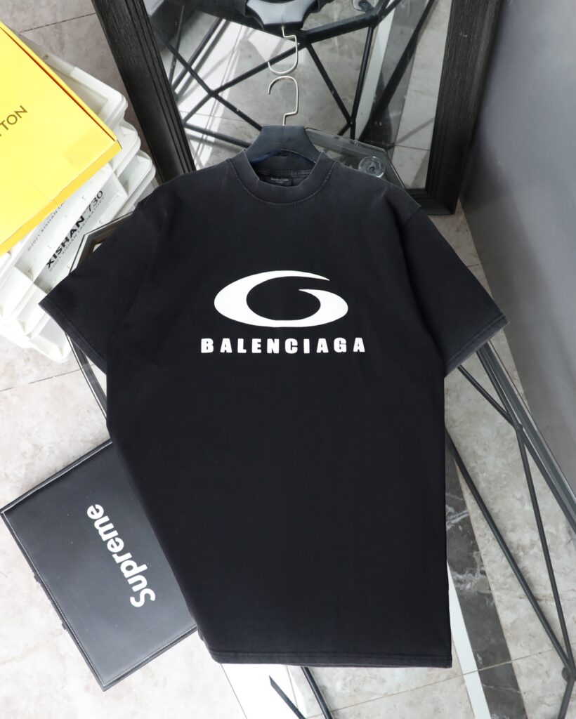 Balenciaga 300GSM Heavyweight Cotton T-Shirt | 32S Combed Cotton+5% Spandex | 1:1 Boutique Quality | Celebrity Streetwear