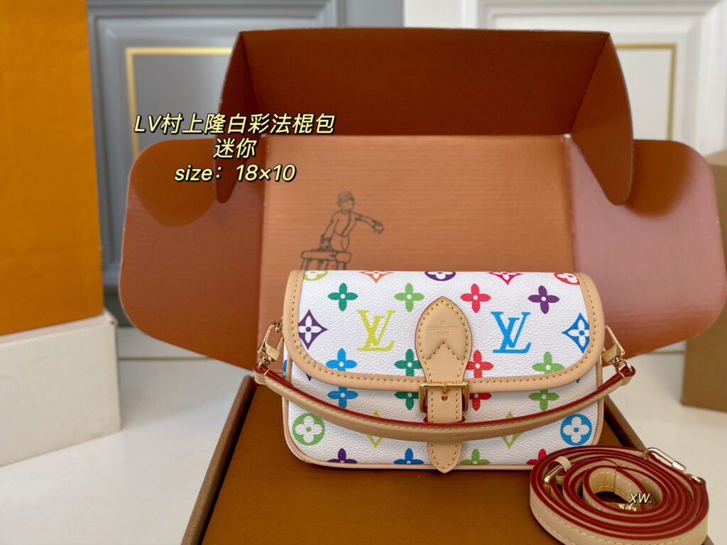 Louis Vuitton × Takashi Murakami Mini Baguette (18×10cm)