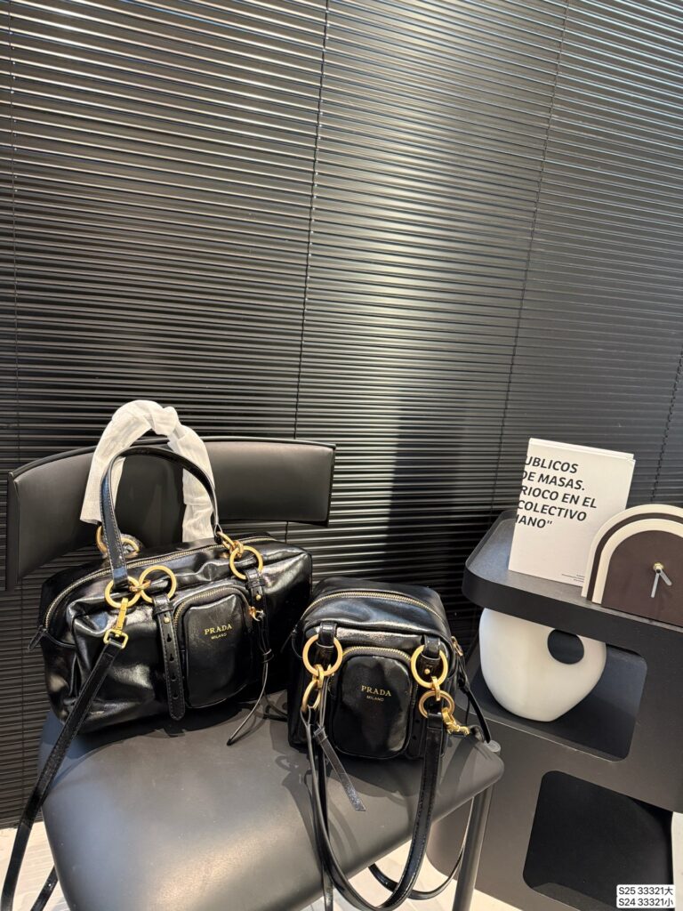 Pre-Owned Prada Handbag (Large 30cm/Small 15cm) - Signature Nylon, Two Sizes
