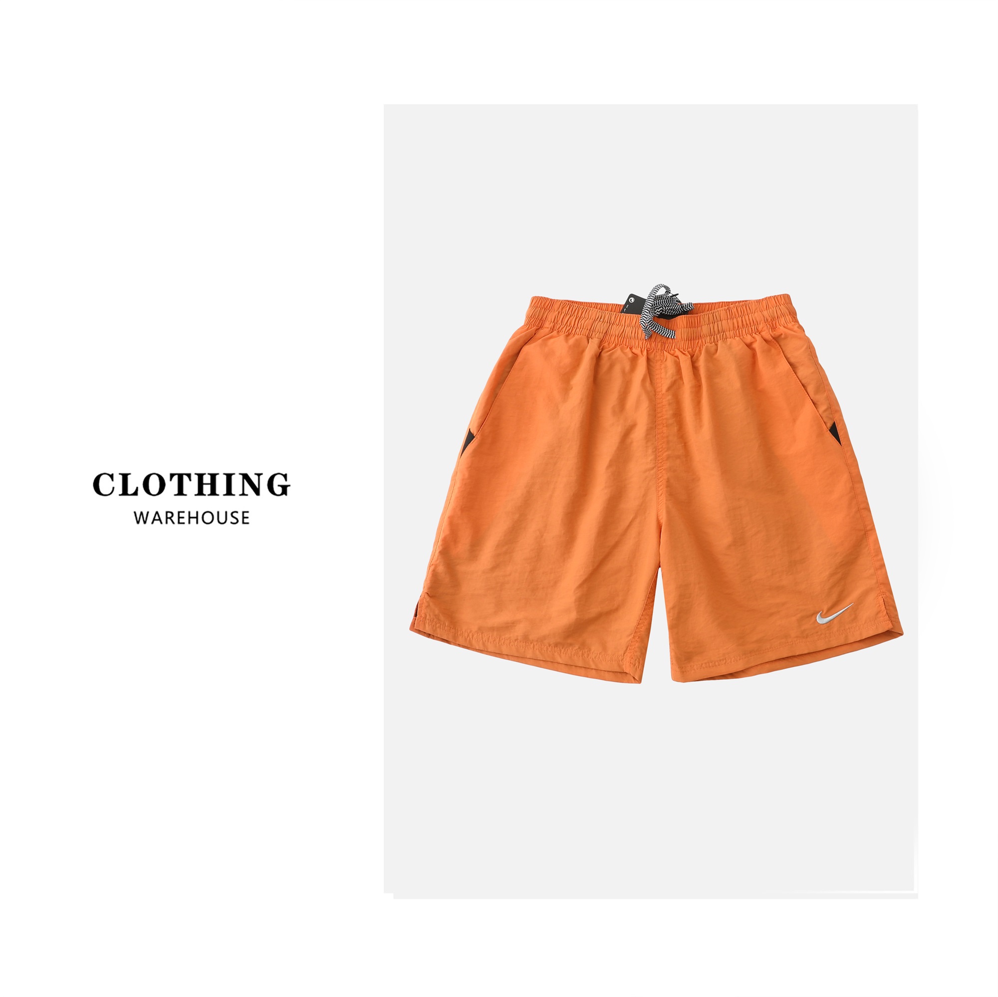 Nike-Inspired Quick-Dry Beach Shorts - 7 Vibrant Colors (M-XXL) - Image 7