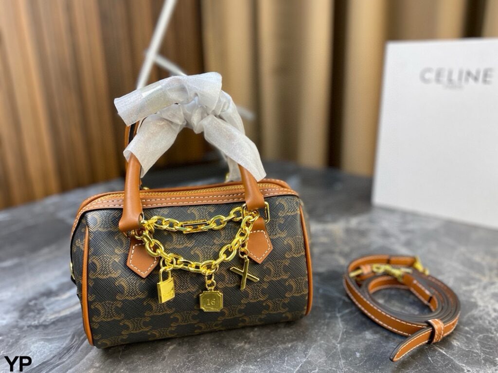 Celine Mini Foldable Pillow Bag - Compact Square Bag (17.5*12cm)