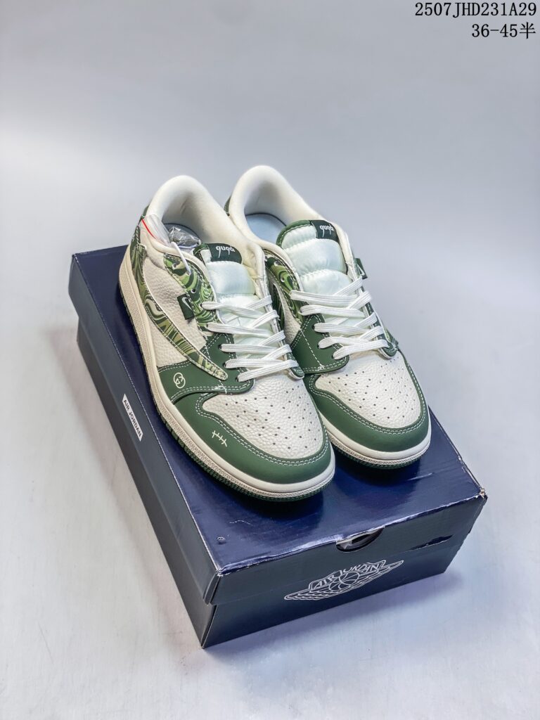 Travis Scott x Air Jordan 1 Low "DIY Custom Reverse Swoosh" – Top-Tier Rep | 1:1 Perfect Details | US 4.5-11