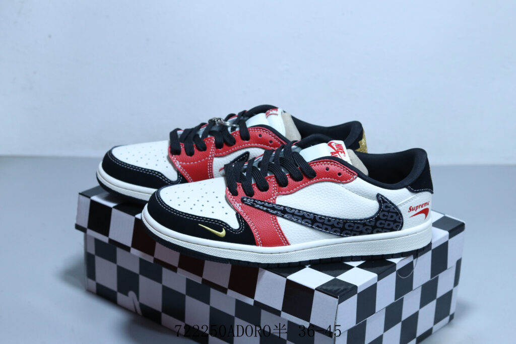 Air Jordan 1 Low "Reverse Swoosh" 2023 Retro - 1:1 Selected Replica | US 4.5-11/EU 36-45