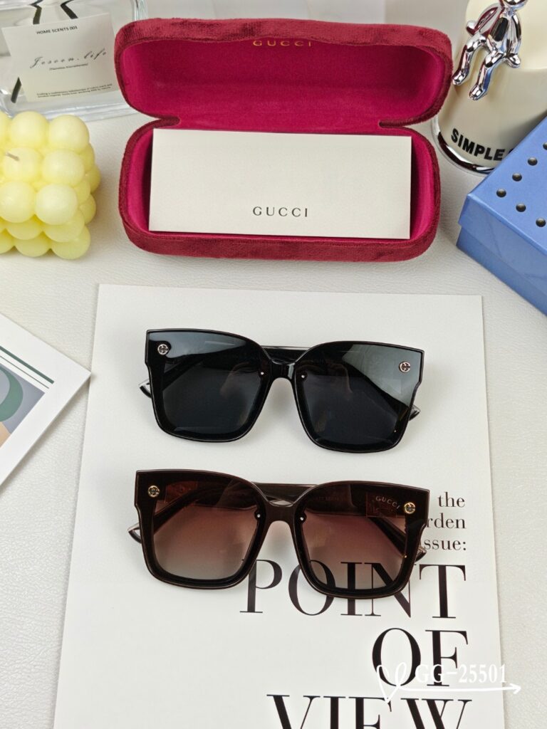 GUCCI 2025 Spring Retro Round Polarized Sunglasses | TR90 Ultra-Light Frame | Model G9761