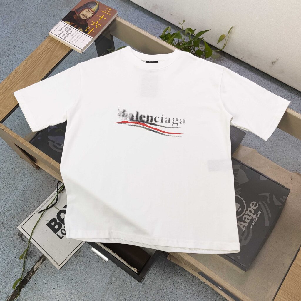 BALENCIAGA x Coca-Cola 2025 SS Collab Logo T-Shirt | 280G Premium Cotton | Oversized Unisex Fit | Limited Edition