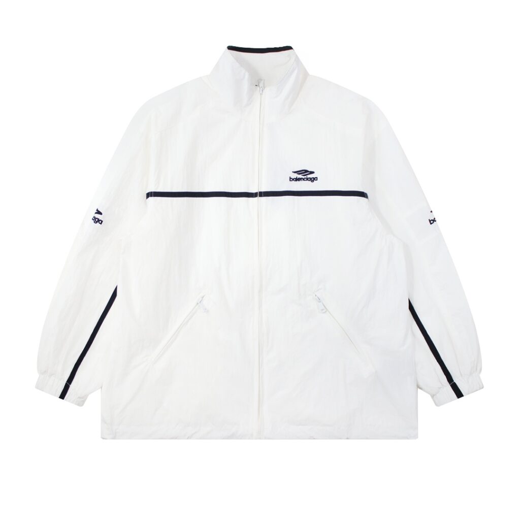 Balenciaga BB Embroidered Sun Protection Jacket 2025 | Strap Detail | UPF50+ | Unisex Couple Wear