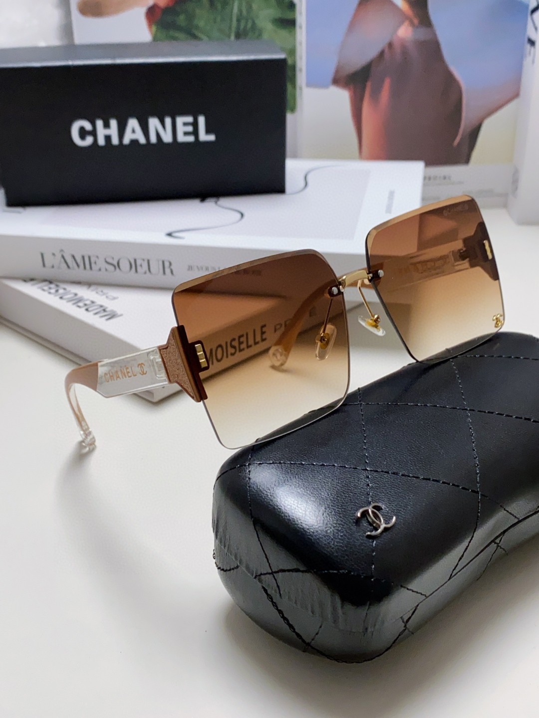 【Chanel】2025 Oversized CC Sunglasses丨Women's Fashion丨Celebrity Style - Image 8