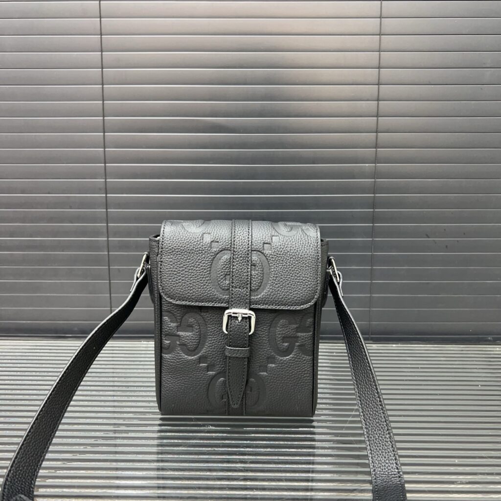 Gucci Flap Cowhide Camera Bag with Original Fabric - Crossbody/Shoulder (15x23 cm) Unisex