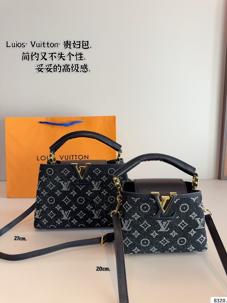 Louis Vuitton Capucines BB Handbag - Premium Leather Tote w/ Gift Box🎁 (Large 27cm / Small 20cm)