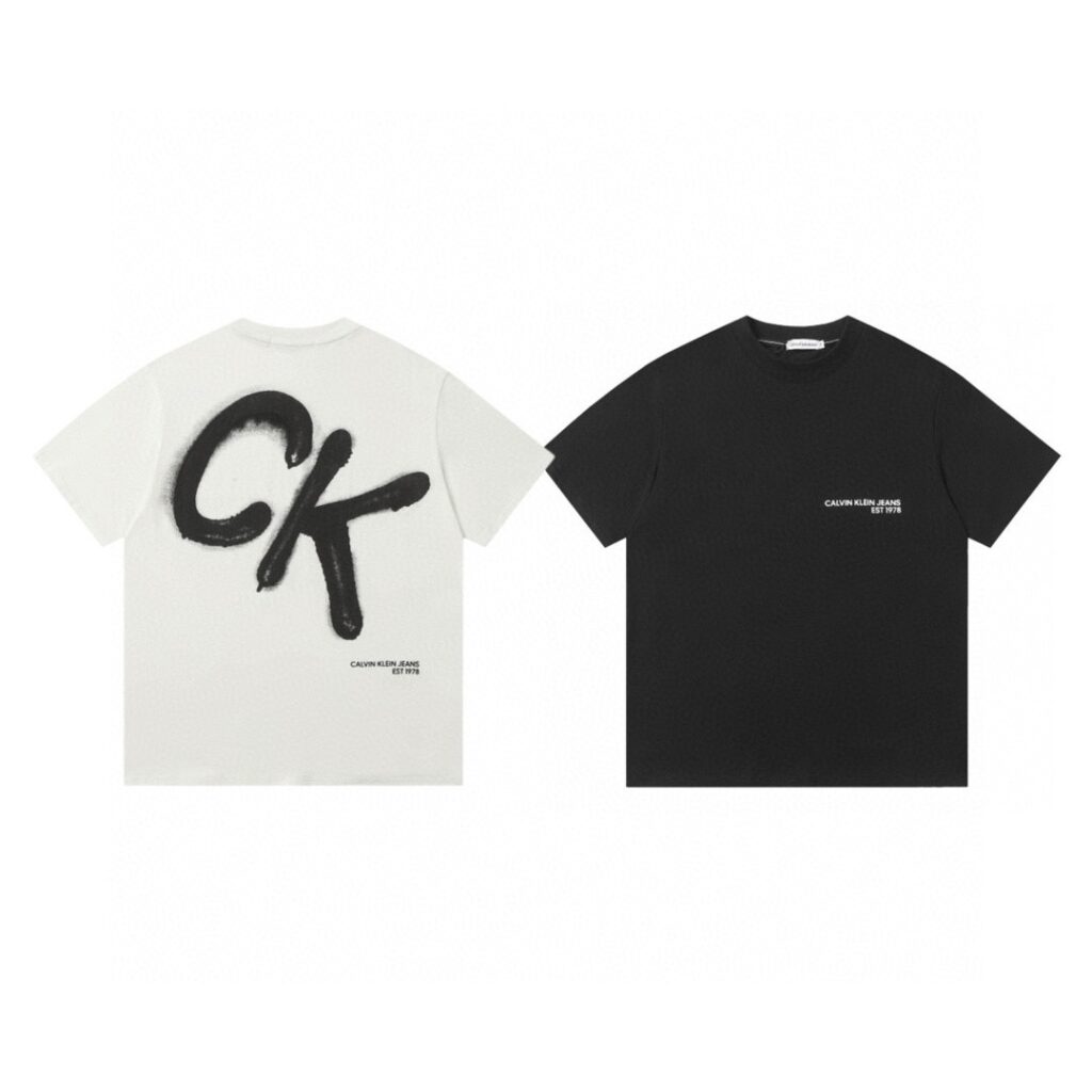 CK Graffiti Back Print Couple's Tee | 1:1 Original Quality