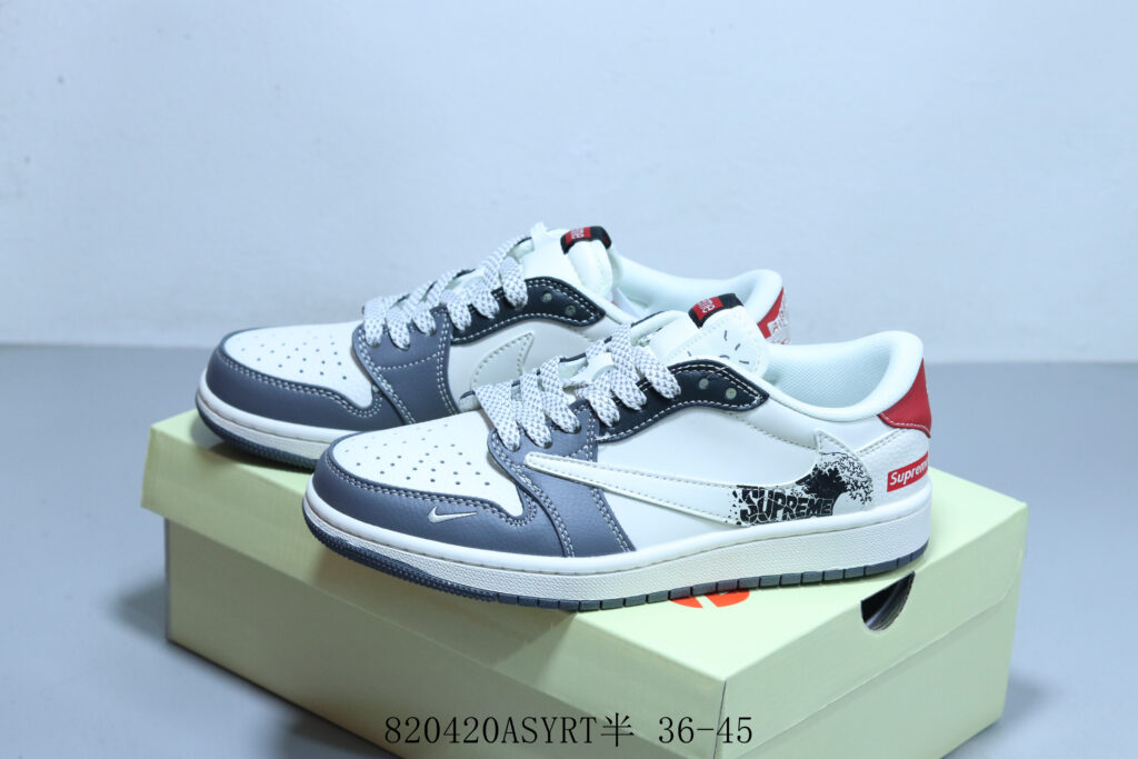Air Jordan 1 Low "Reverse Swoosh" 2023 Retro - 1:1 Selected Replica | US 4.5-11/EU 36-45