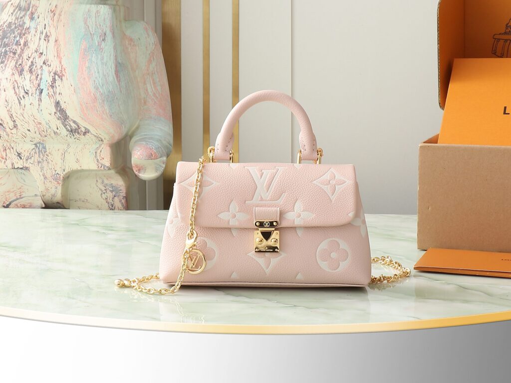 LV Nano Madeleine Chain Bag｜Monogram Empreinte Leather｜12.5×6×21cm Mini Handbag