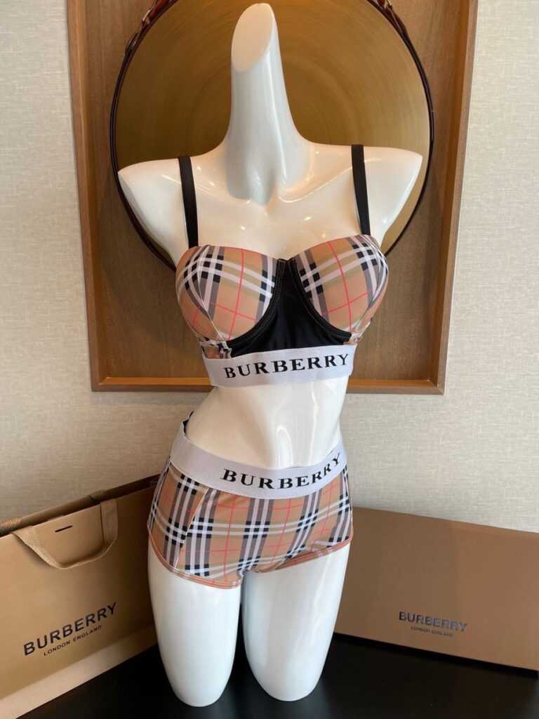 [FLASH SALE] Burberry Style High Waist Bikini Set | Underwire Push-Up | Beach & SPA Ready | S-XL