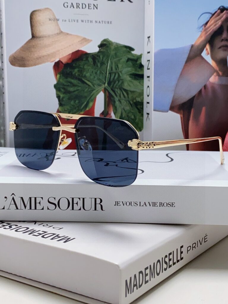 【Cartier】Unisex Square Sunglasses丨Lightweight Metal Frame丨Driving & Fashion
