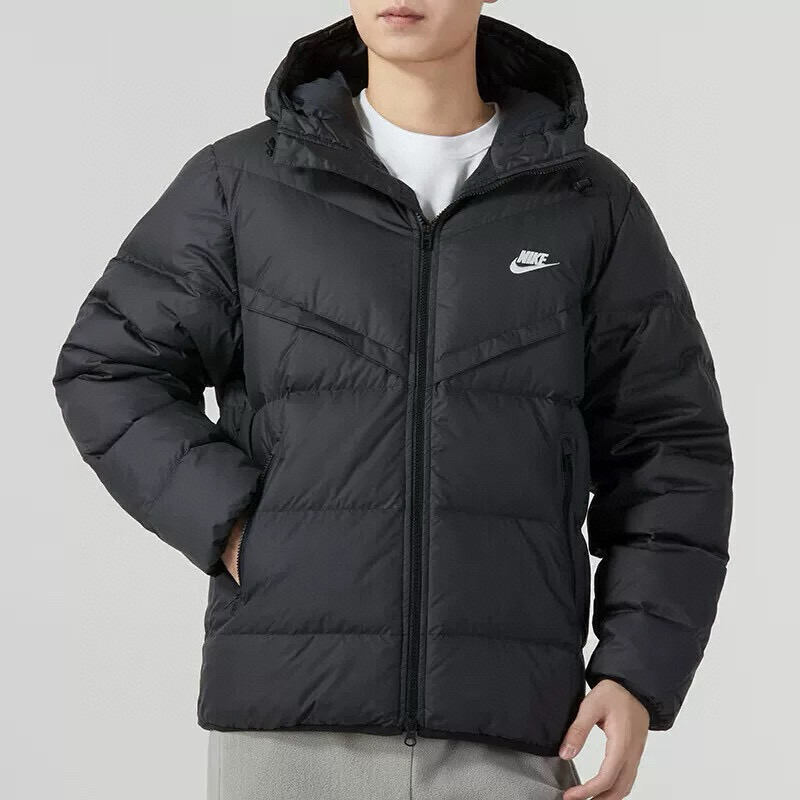 Nike Storm-FIT Windrunner Down Jacket - Windproof & Water-Resistant Hooded Parka