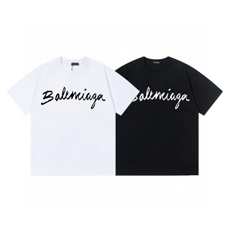 Balenciaga Signature Logo T-Shirt | 280GSM Combed Cotton | Full Tags | Unisex Streetwear