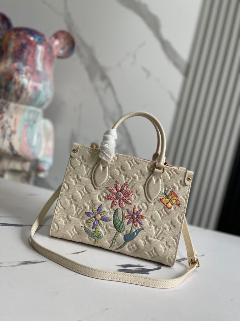 LV Off-White Monogram Square Bag 25x19x11.5cm