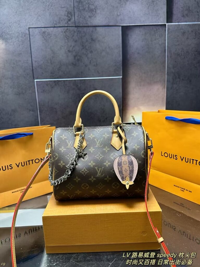 Louis Vuitton LV Speedy Pillow Bag Monogram Handbag Shoulder Bag