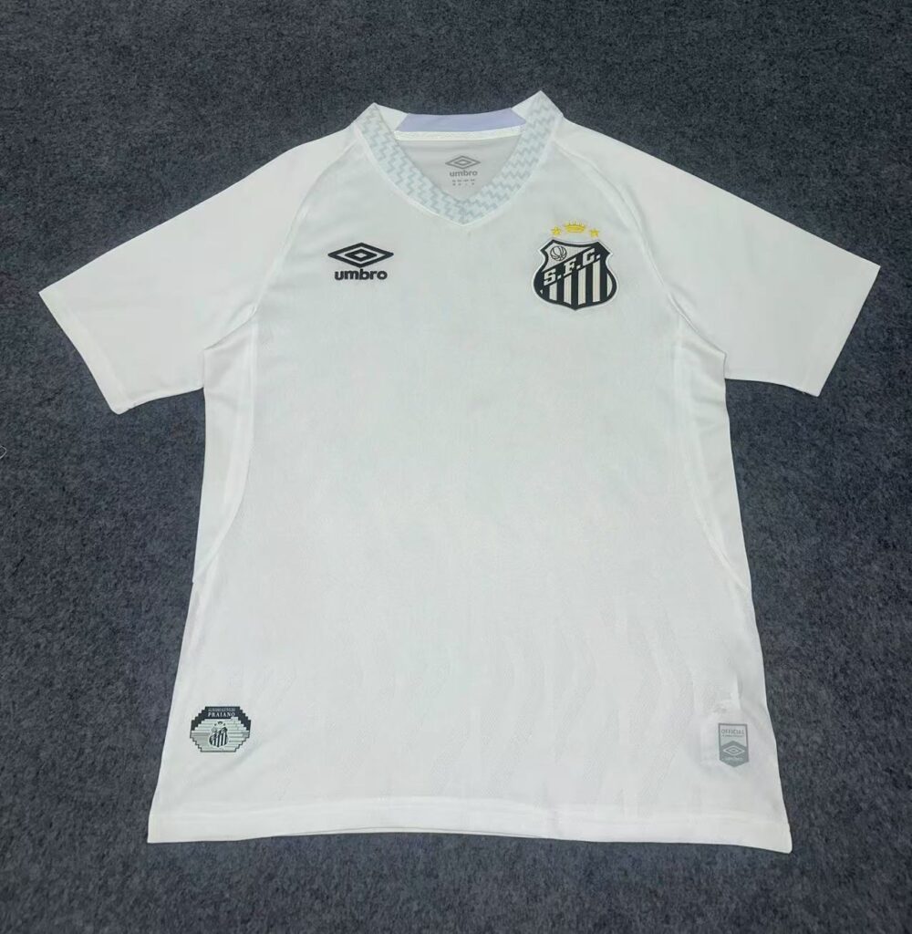 Santos FC 25-26 Home Jersey - Player Version (Breathable Dri-FIT, 3D Embroidered Crest, S-4XL)