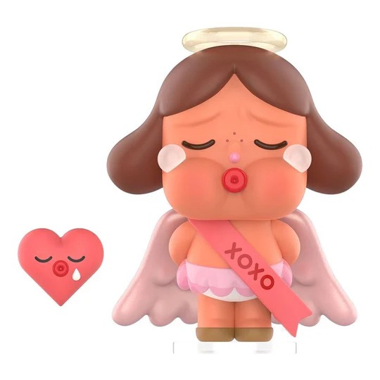 Pop Mart CryBaby Crying For Love Figures 'Kiss Kiss-Angel Vers.'