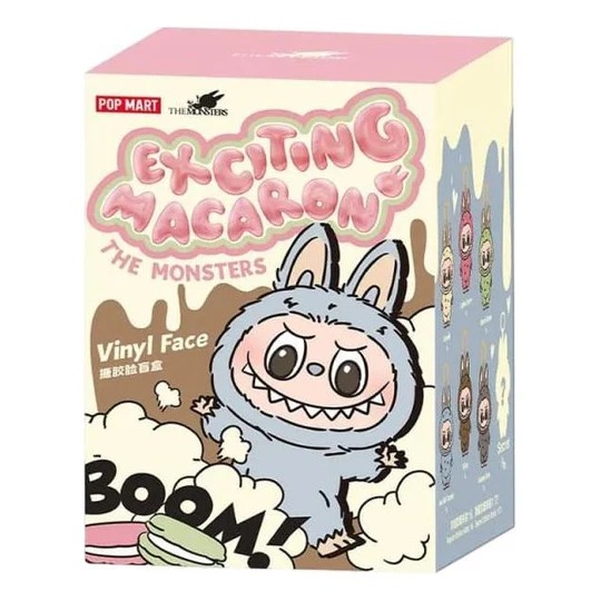 Pop Mart The Monsters Labubu Tasty Macarons Sealed Case (1 Blind Box)