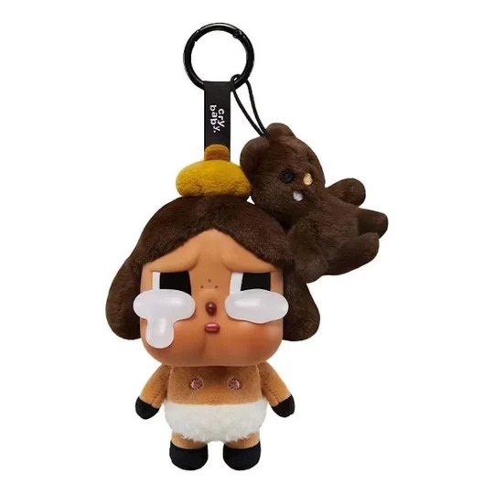 Pop Mart CryBaby Crying Again Baby Brown Pendant Secret Edition
