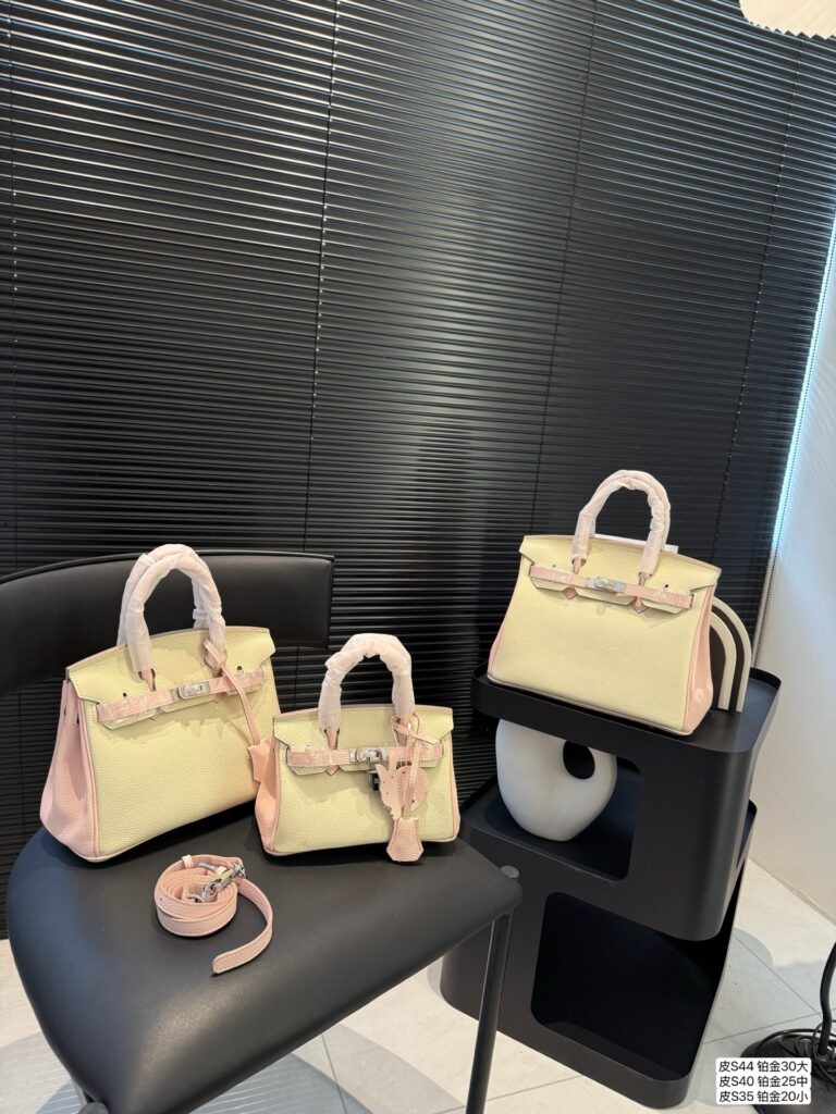 Hermès Birkin Bag - Large 30×24cm/Medium 25×20cm/Small 20×15cm (Top-Layer Cowhide)