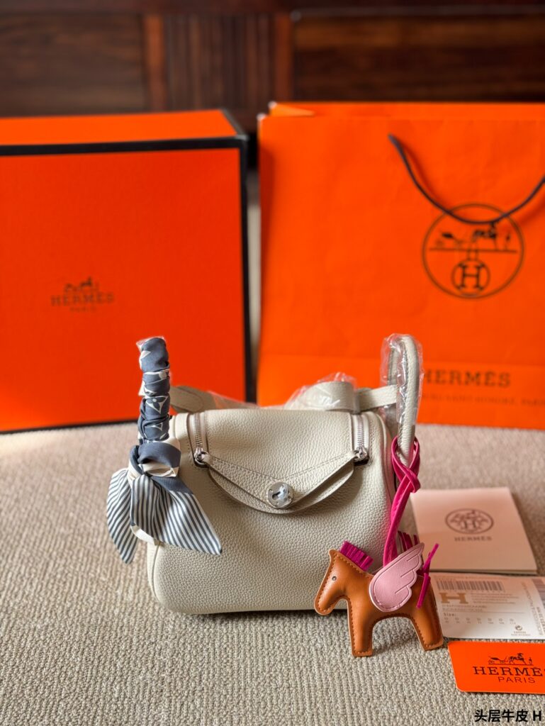 Hermès Lindy Shoulder Bag - Small 18×13cm (Imported Top-Grain Cowhide, Gift Box)