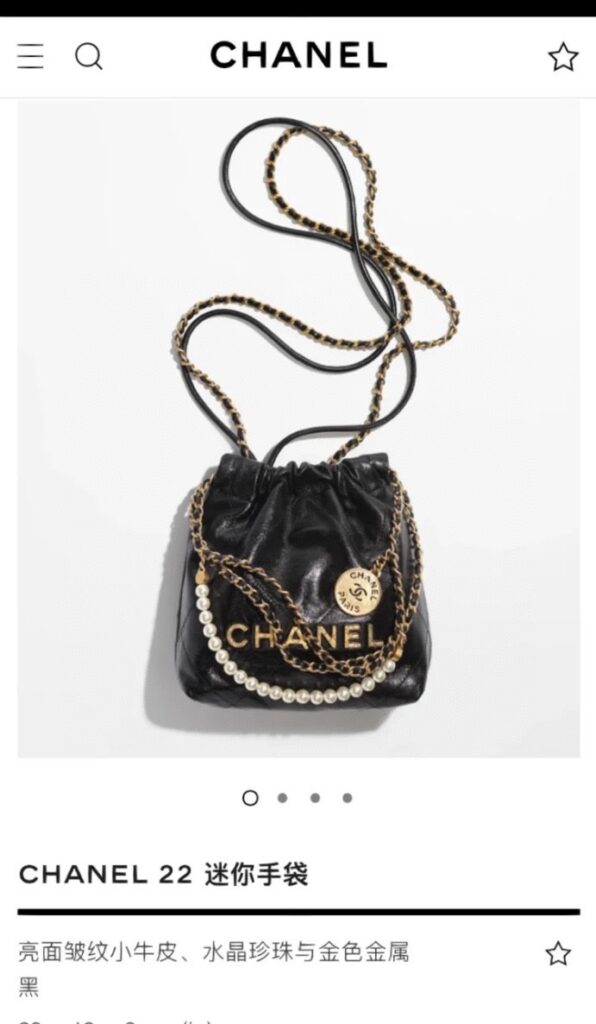 Chanel 469142 Bag Size 19, 20