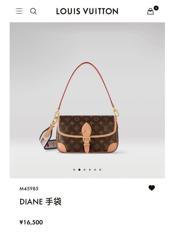 Louis Vuitton 492885 Bag Size 25