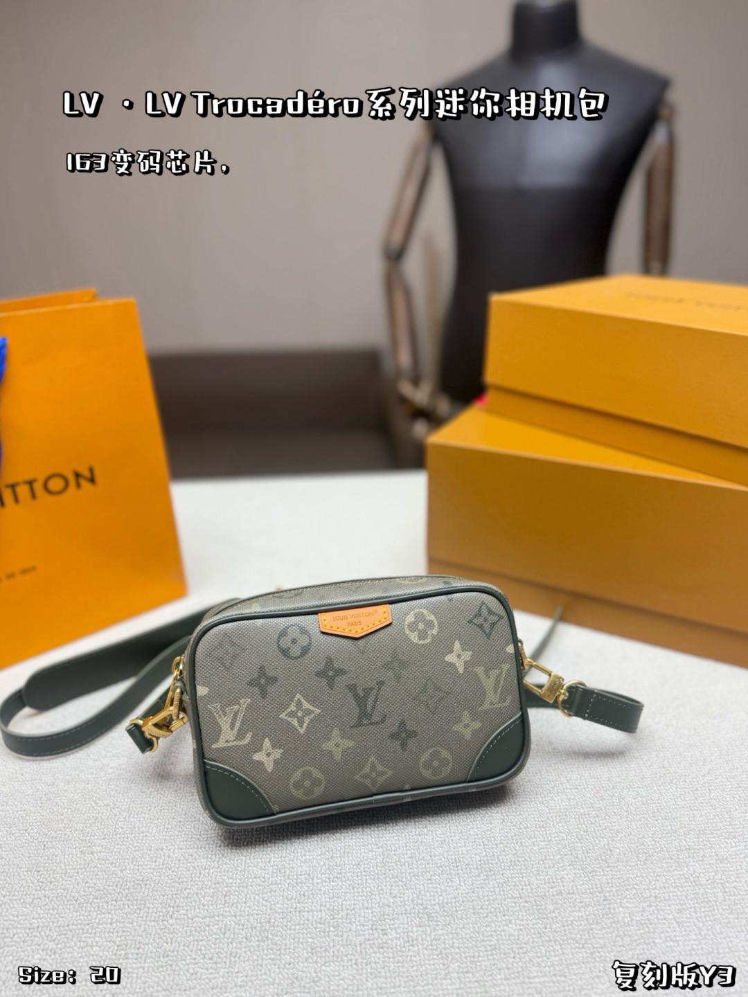 Louis Vuitton 559617 Bag Size 20, 13