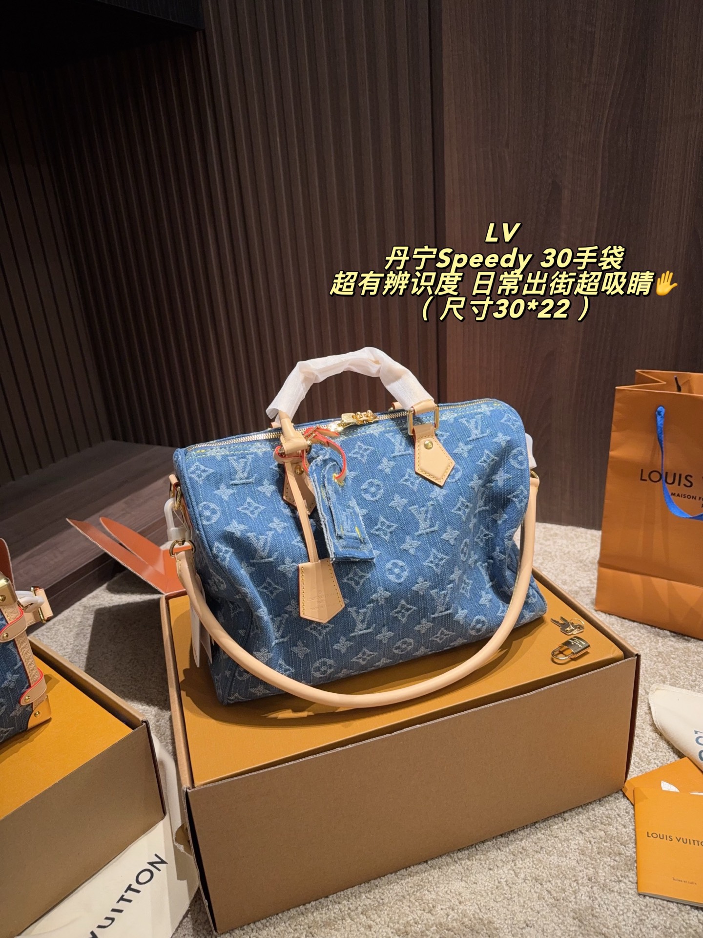 Louis Vuitton 566514 Bag Size 30, 22