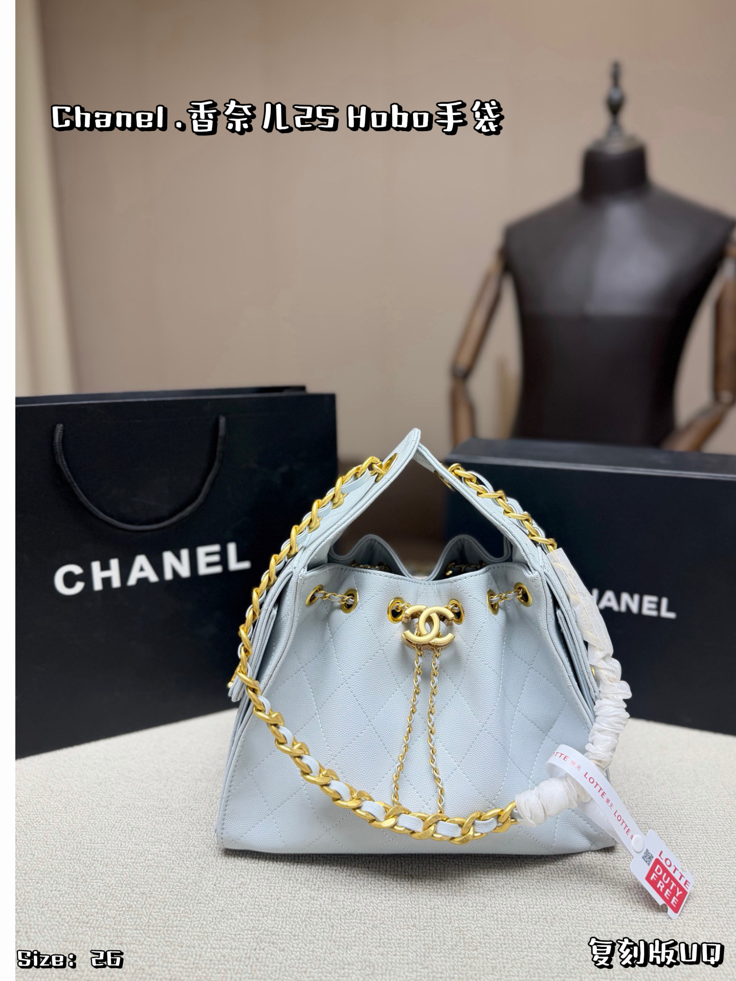 Chanel 578227 Bag Size 25, 26, 20