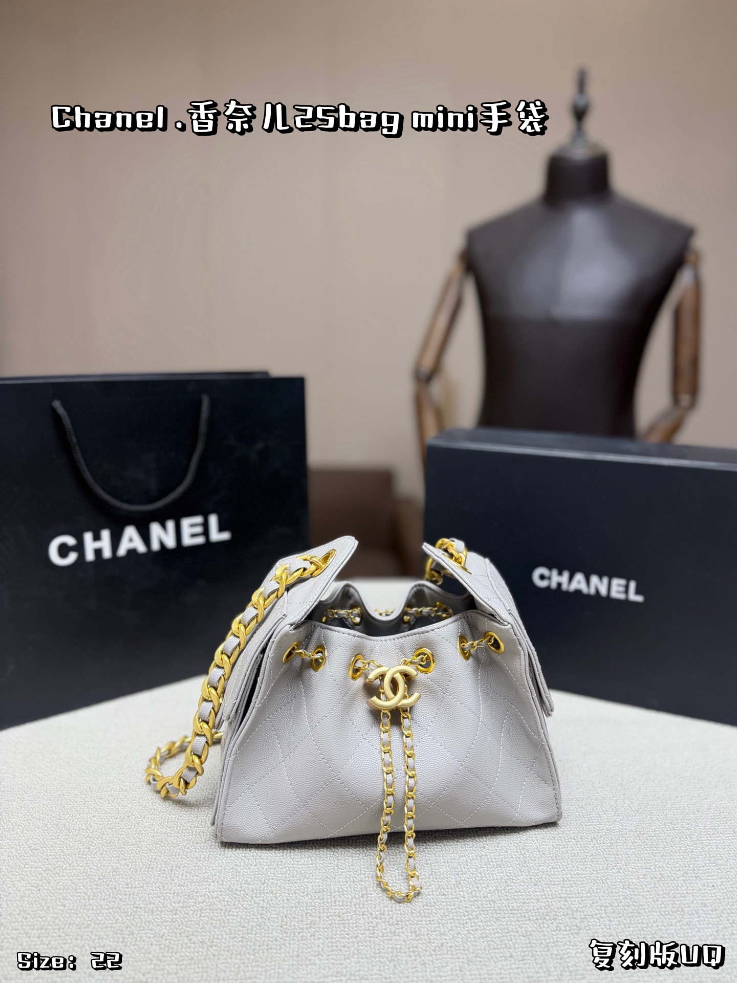 Chanel 578229 Bag Size 22, 15